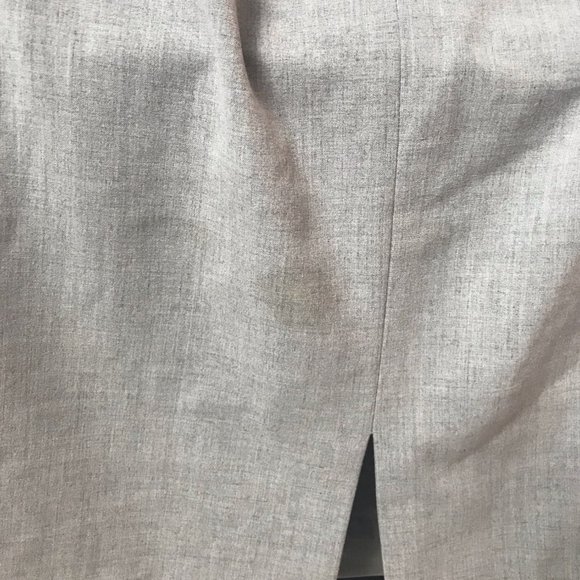 Calvin Klein Gray Cowl Neck Belted, Size 2 - Picture 4 of 6